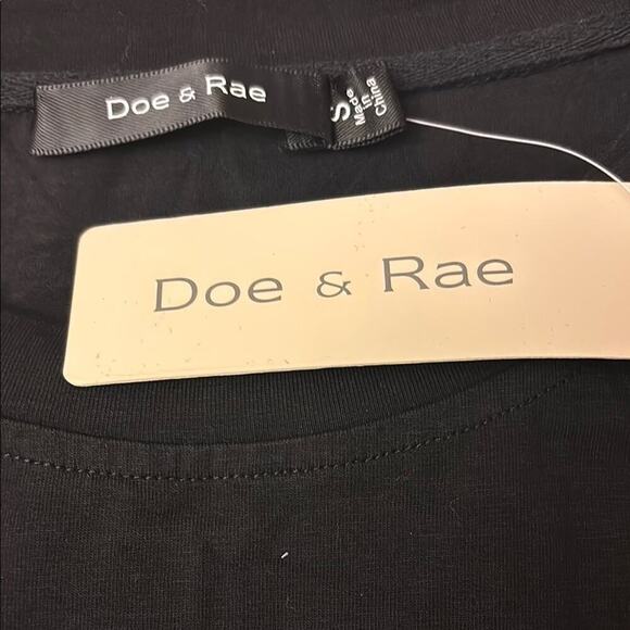 Doe & Rae Black Fitted Sleeveless Muscle Tee-NWT - Picture 5 of 5